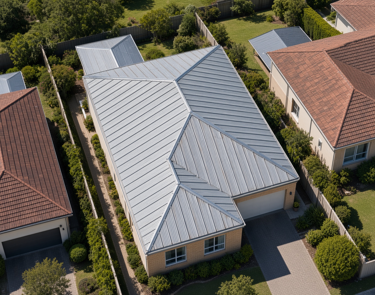 Candidate resolved aerial, different house, not a match